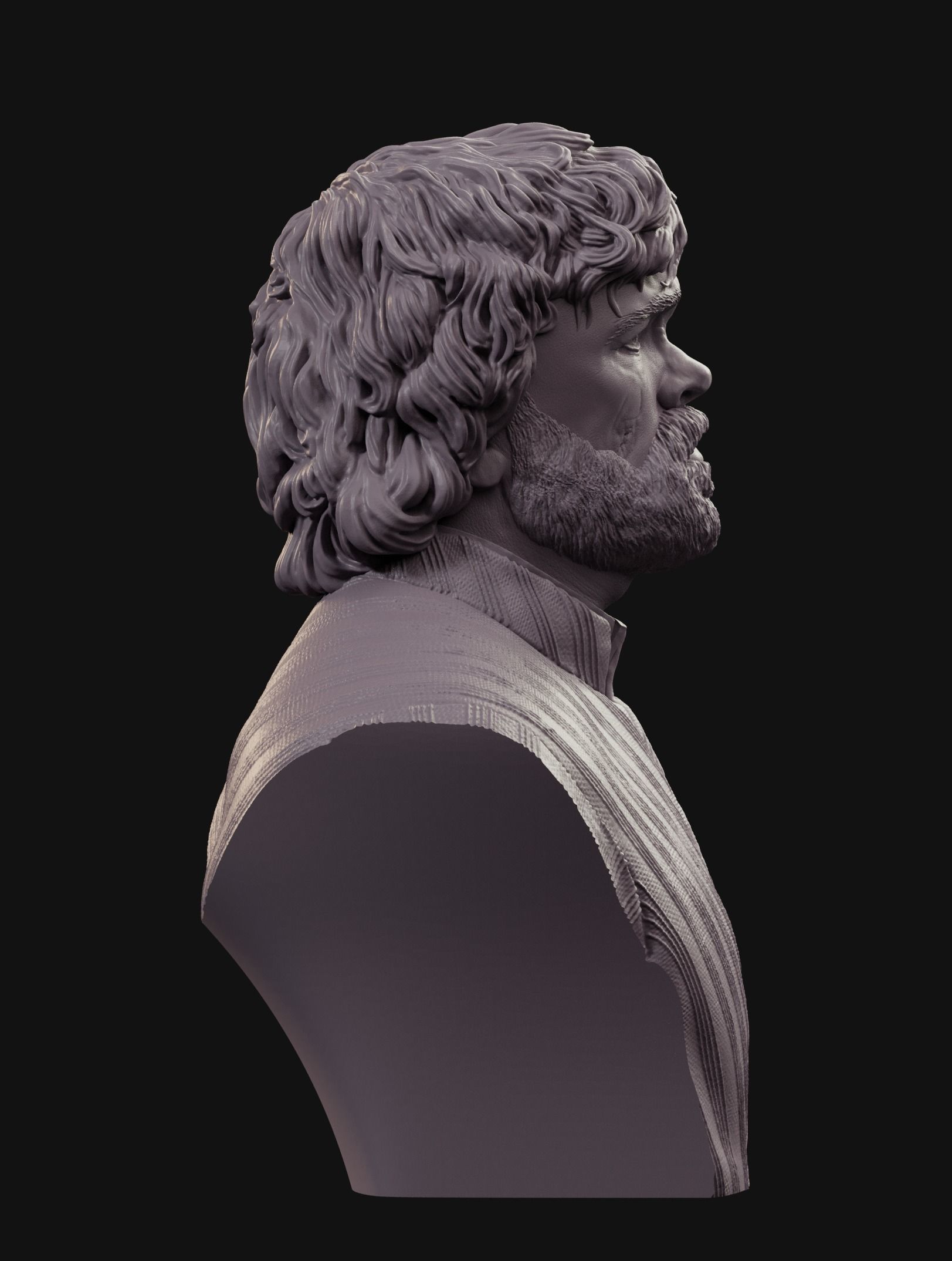 Tyrion Lannister bust 2 3D print model_4