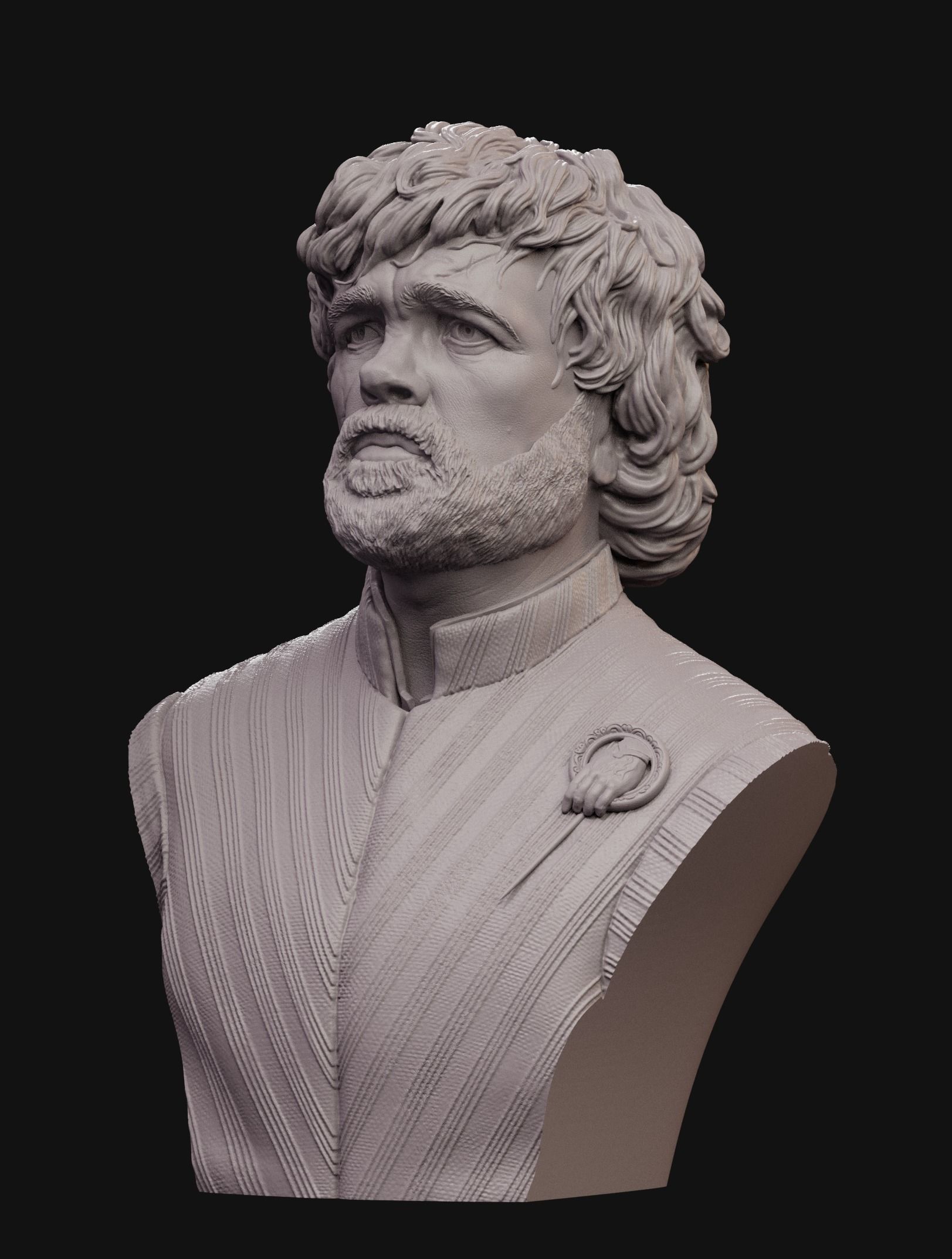 Tyrion Lannister bust 2 3D print model_12