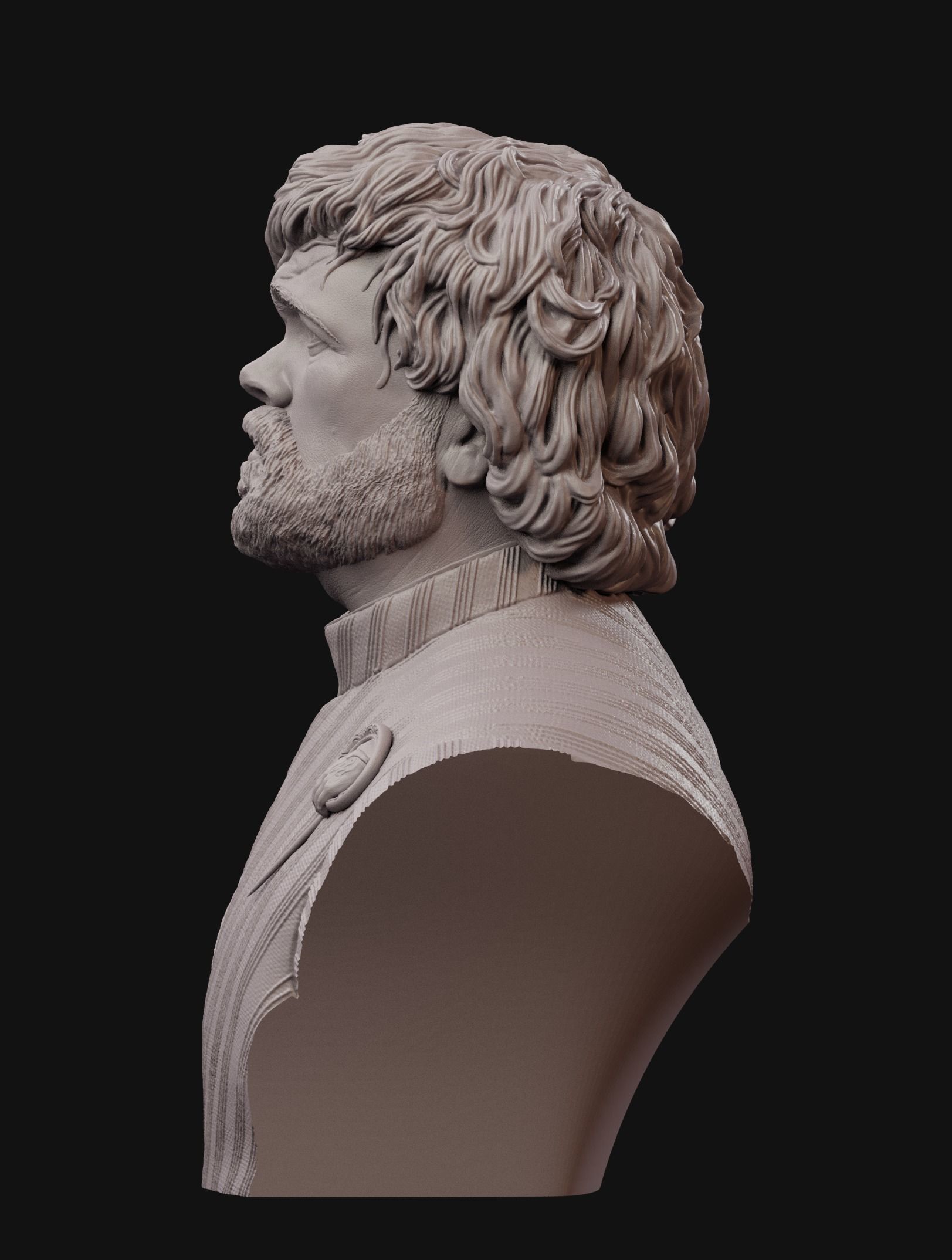 Tyrion Lannister bust 2 3D print model_10