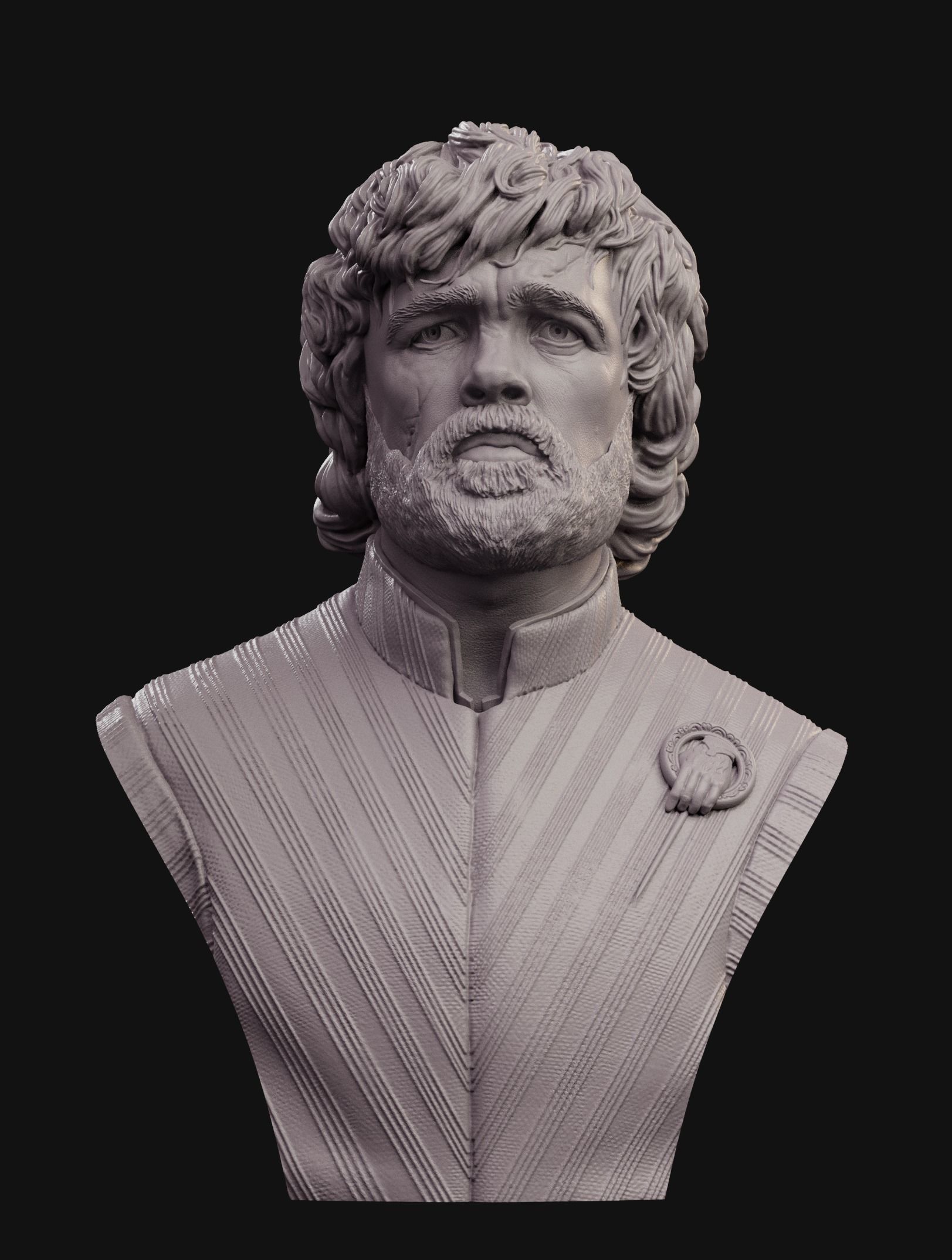 Tyrion Lannister bust 2 3D print model_1