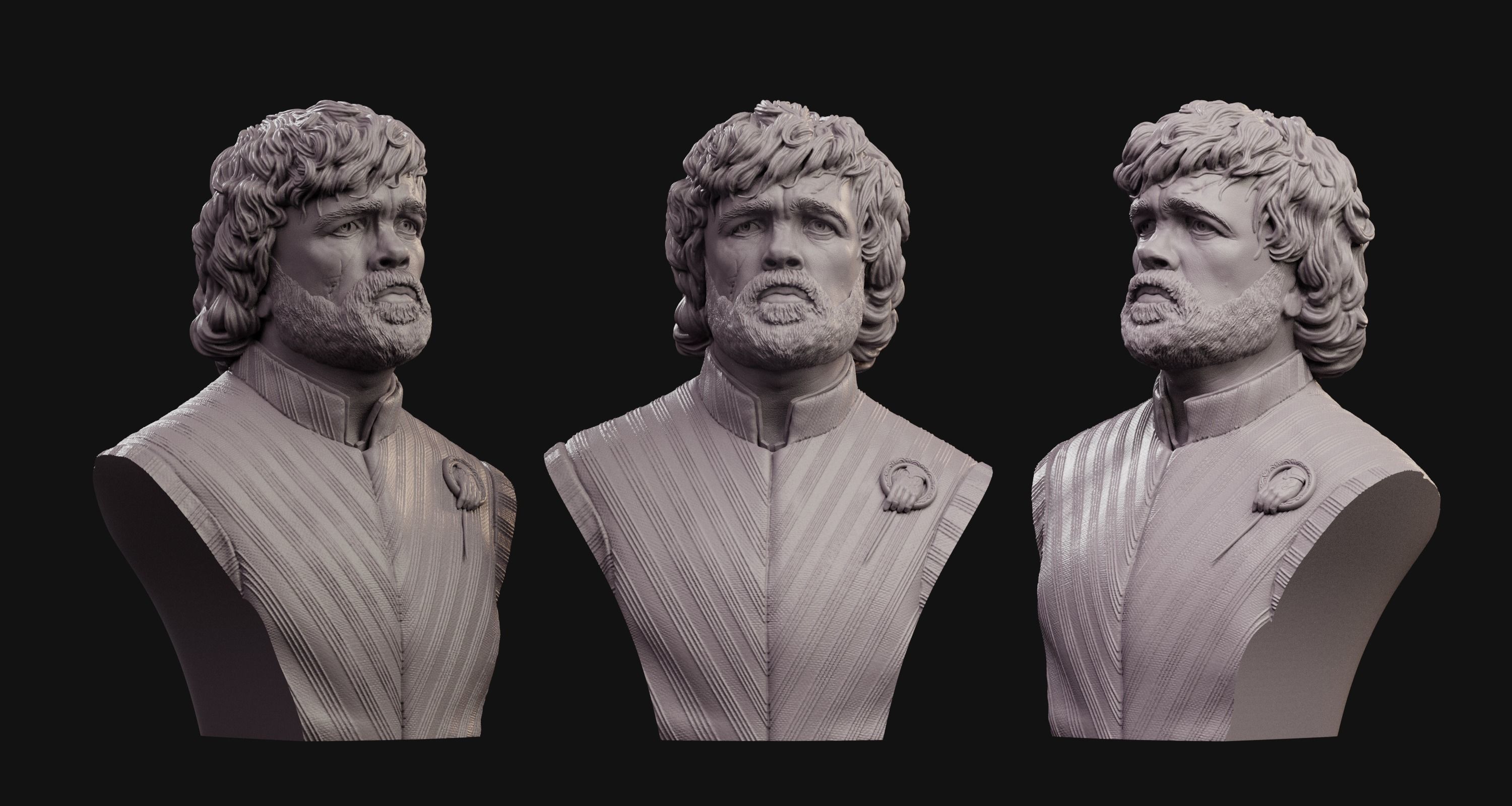 Tyrion Lannister bust 2 3D print model_0