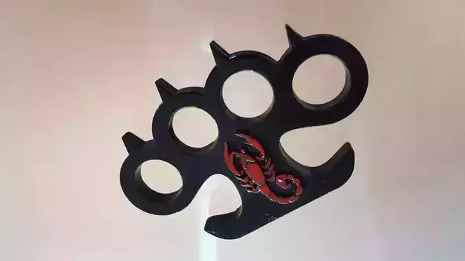 Knuckel Duster with scorpion  3D print model