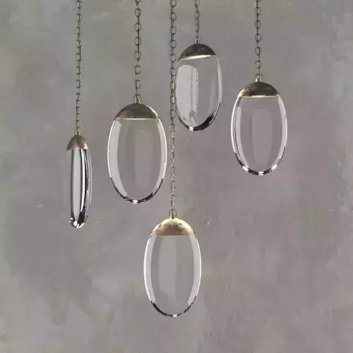 OCHRE Celestial Pebble Pendant 3D model