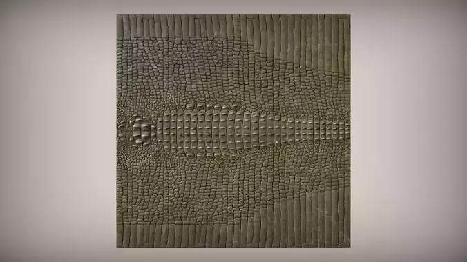 Crocodile Skin Texture Relief