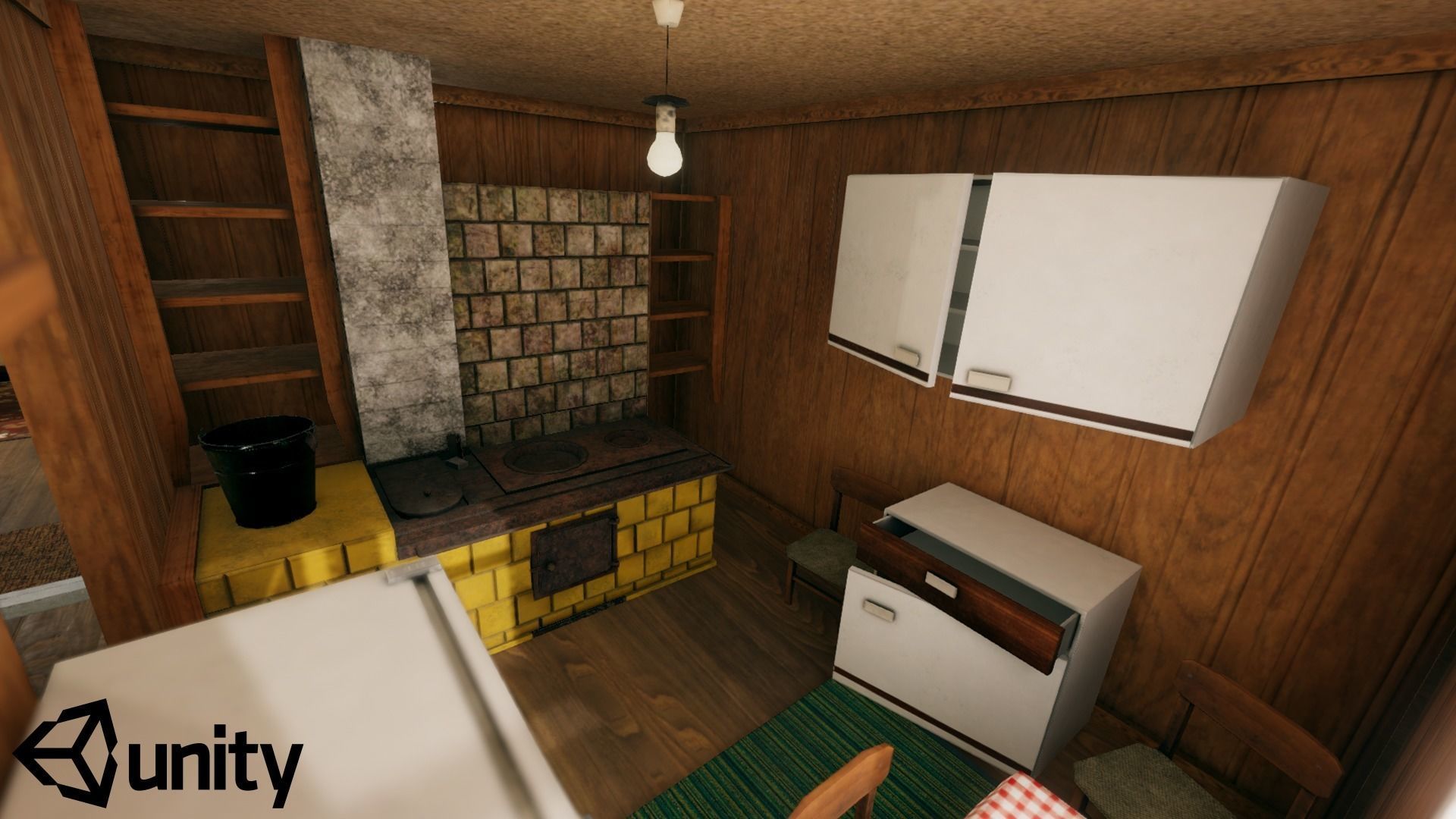 Summerhouse - Furnished Low-poly 3D model_7