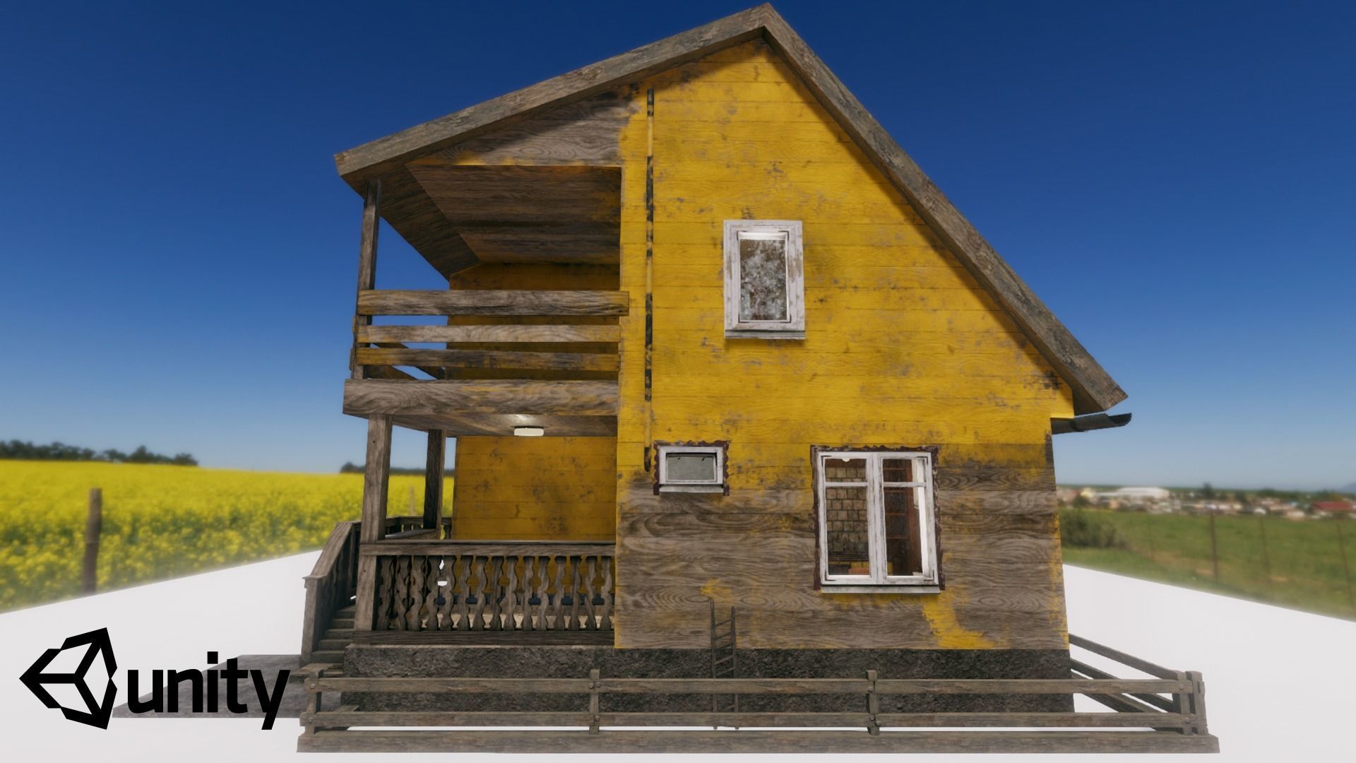 Summerhouse - Furnished Low-poly 3D model_4