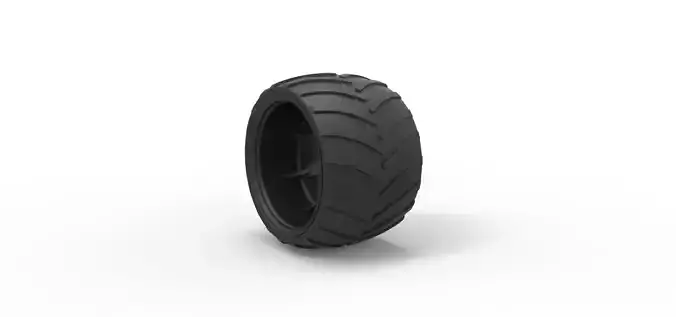 Offroad wheel 13 3D print model