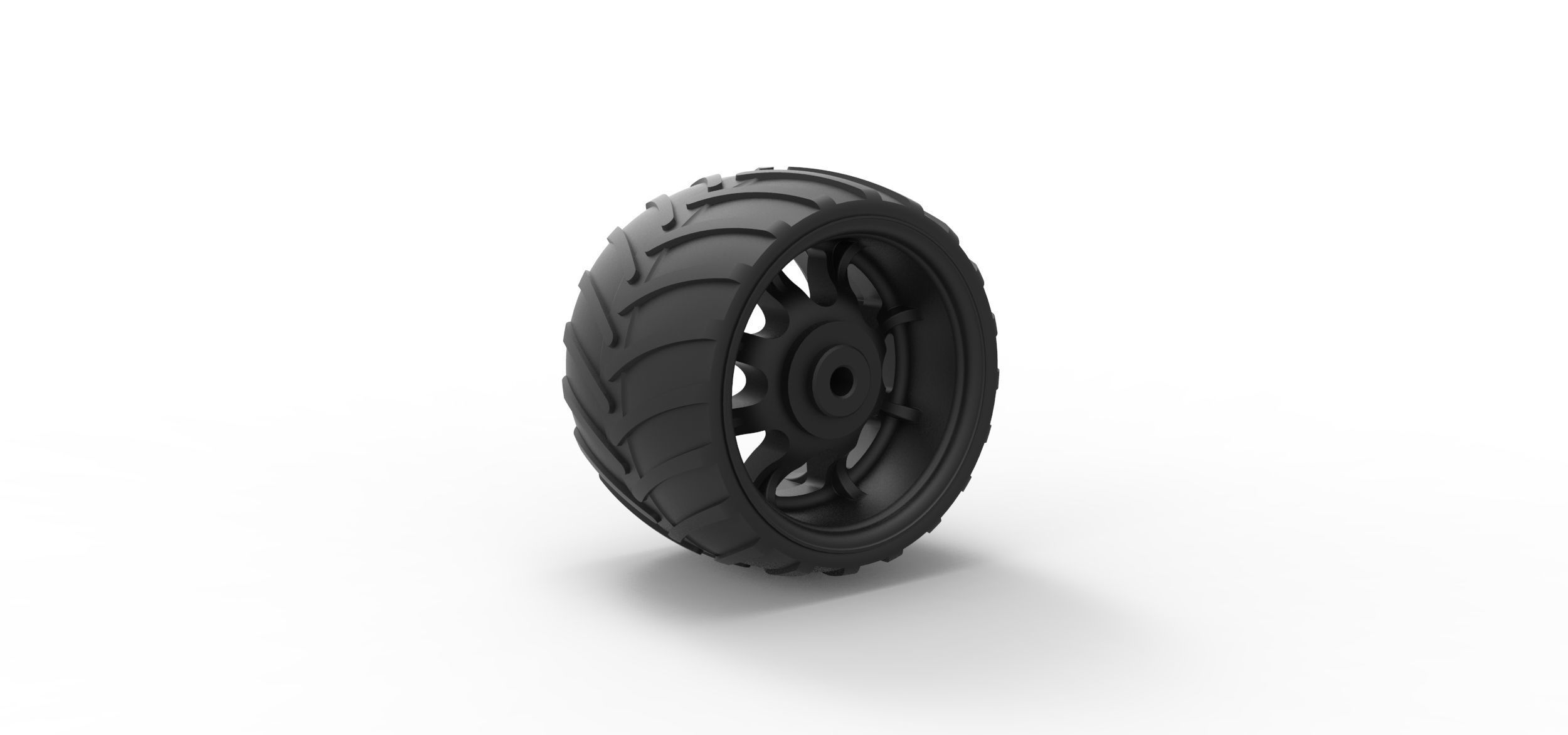 Offroad wheel 13 3D print model_6