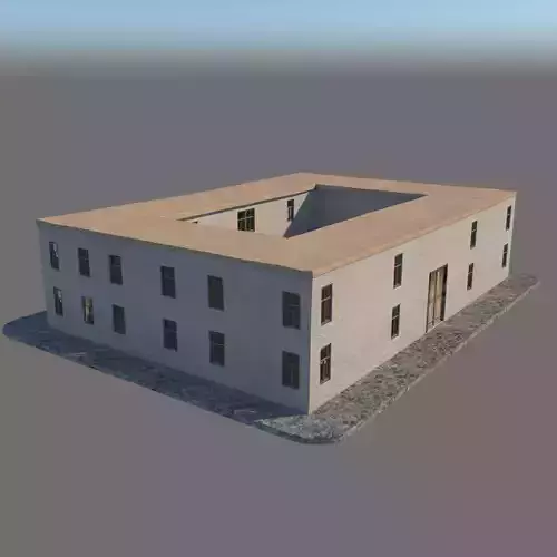 Old Structure Low-poly 3D model