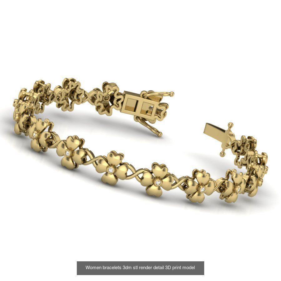 66 WOMEN BRACELETS BULK COLLECTION 3DM DETAIL FILE  _35