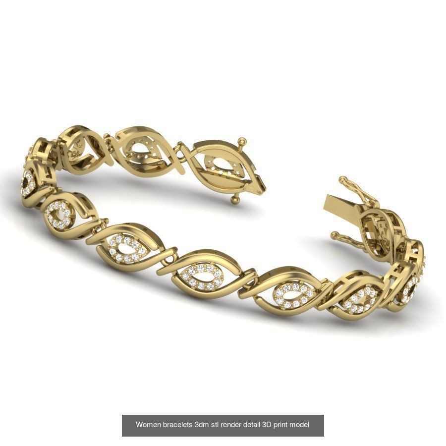 66 WOMEN BRACELETS BULK COLLECTION 3DM DETAIL FILE  _33