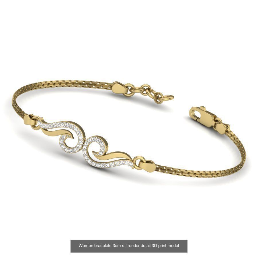 66 WOMEN BRACELETS BULK COLLECTION 3DM DETAIL FILE  _28