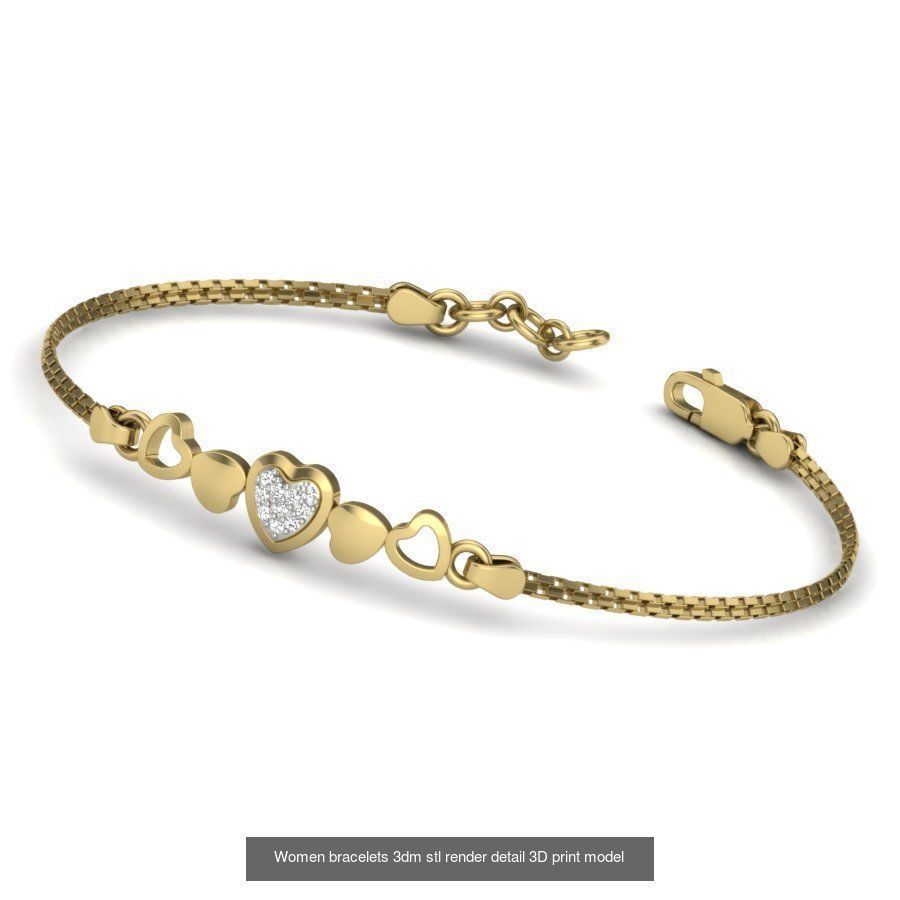 66 WOMEN BRACELETS BULK COLLECTION 3DM DETAIL FILE  _24