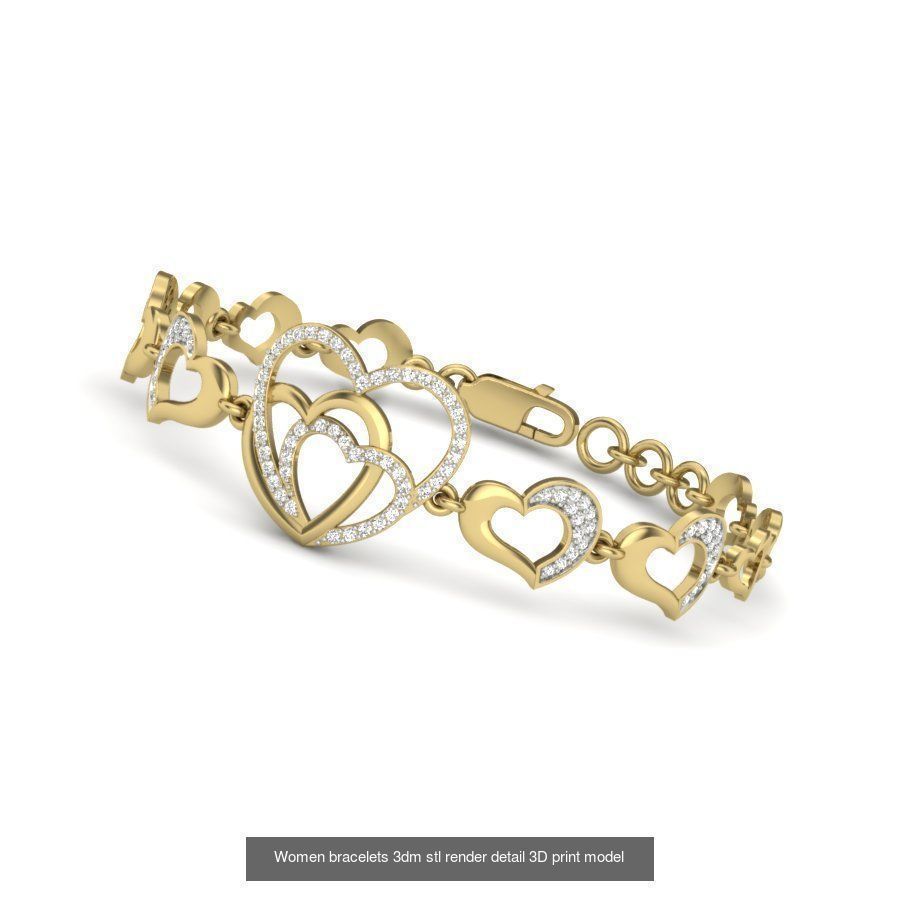 66 WOMEN BRACELETS BULK COLLECTION 3DM DETAIL FILE  _46