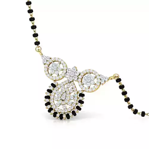 Vaishnavi Mangalsutra Necklace  3D print model