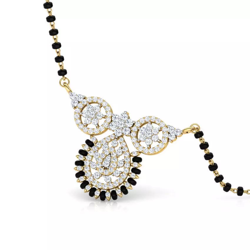 Vaishnavi Mangalsutra Necklace  3D print model_0