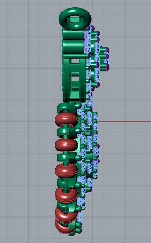 Vaishnavi Mangalsutra Necklace  3D print model_7