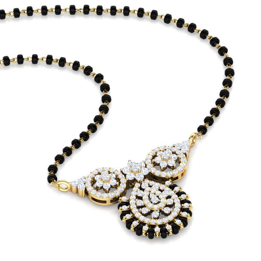Vaishnavi Mangalsutra Necklace  3D print model_1