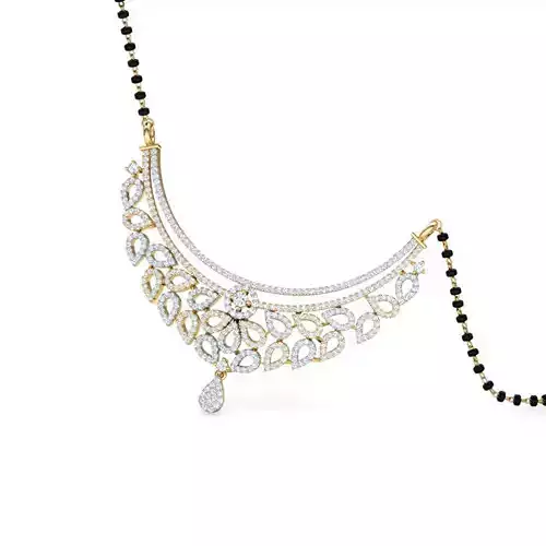 Lakshmana Mangalsutra Necklace 3D print model