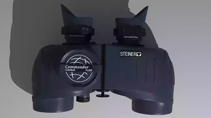 telescope binoculars 3D model