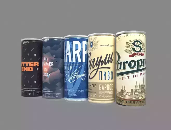 Beer cans