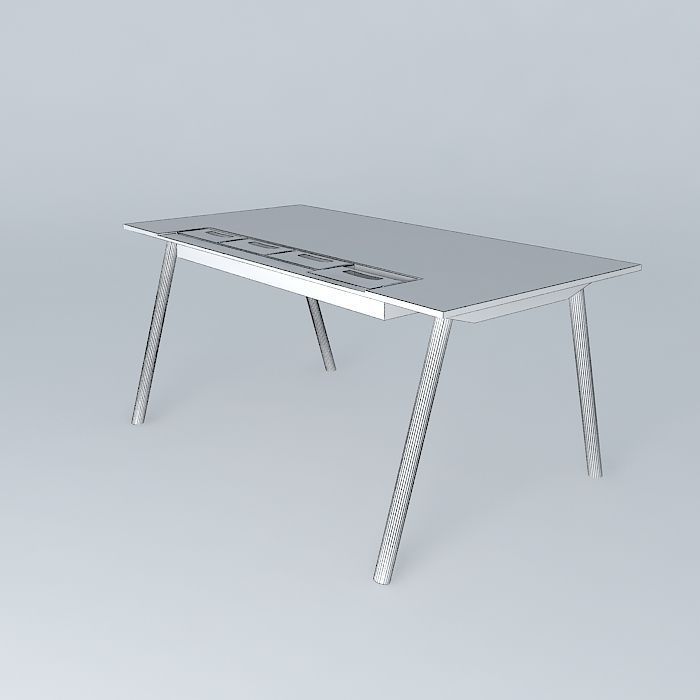 Work table 3D model_3
