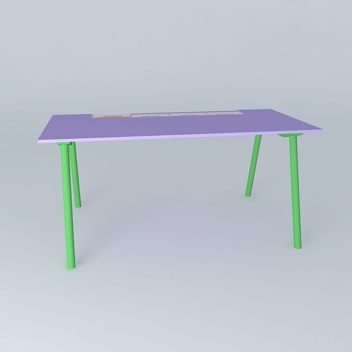 Work table 3D model_2