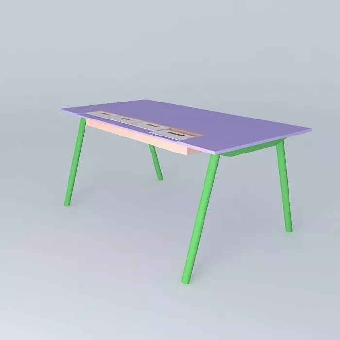 Work table 3D model_0