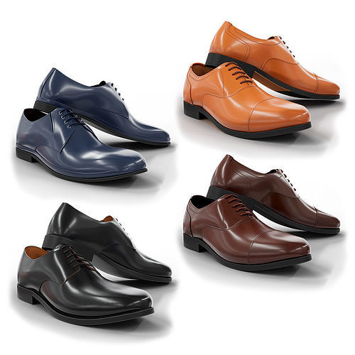 Shoes Set 01 3D model