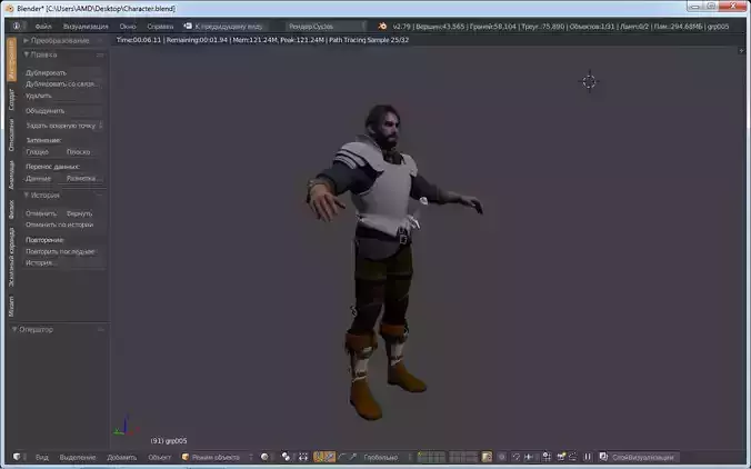 Medieval Character knight