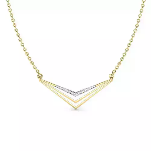 Sharp Geometric Necklace