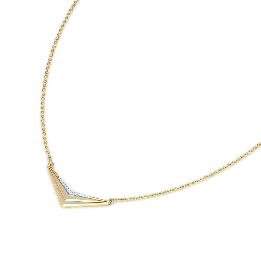 Sharp Geometric Necklace 3D print model_12