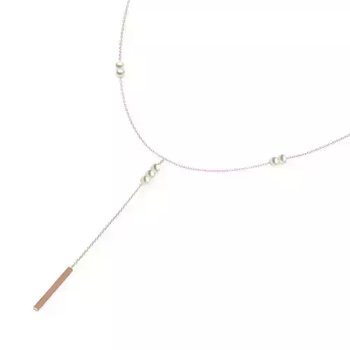 Pearl Linear Necklace