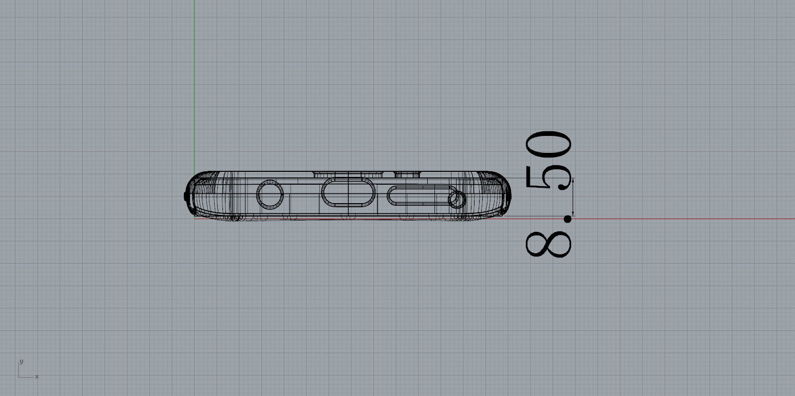 Samsung Galaxy S9 white rubber case 3D model_15