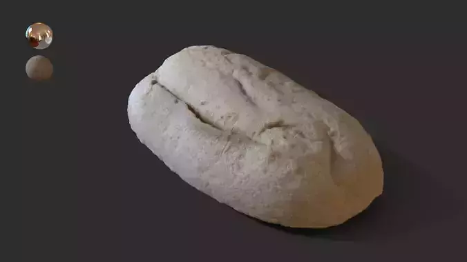 White Flour Bread Loaf