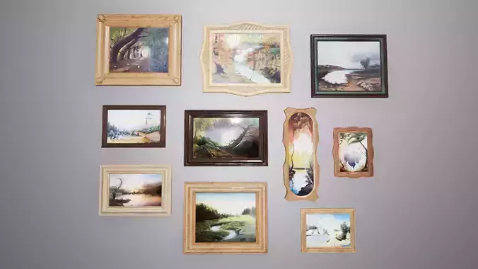 Framed Oil Painting Pack Vol 2
