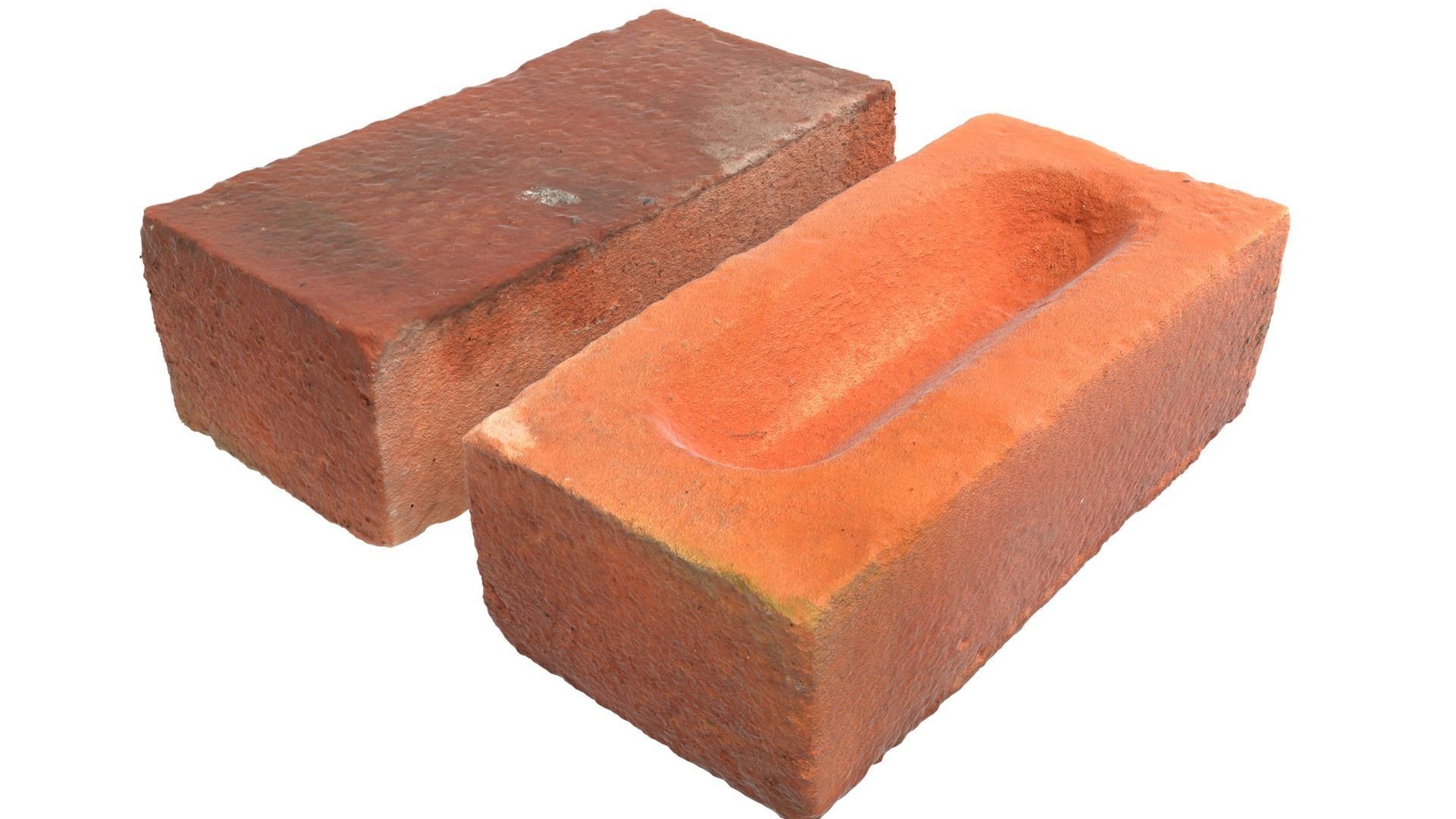 Ultra Realistic Old Brick Scan Pack 8k HD 3D model_8