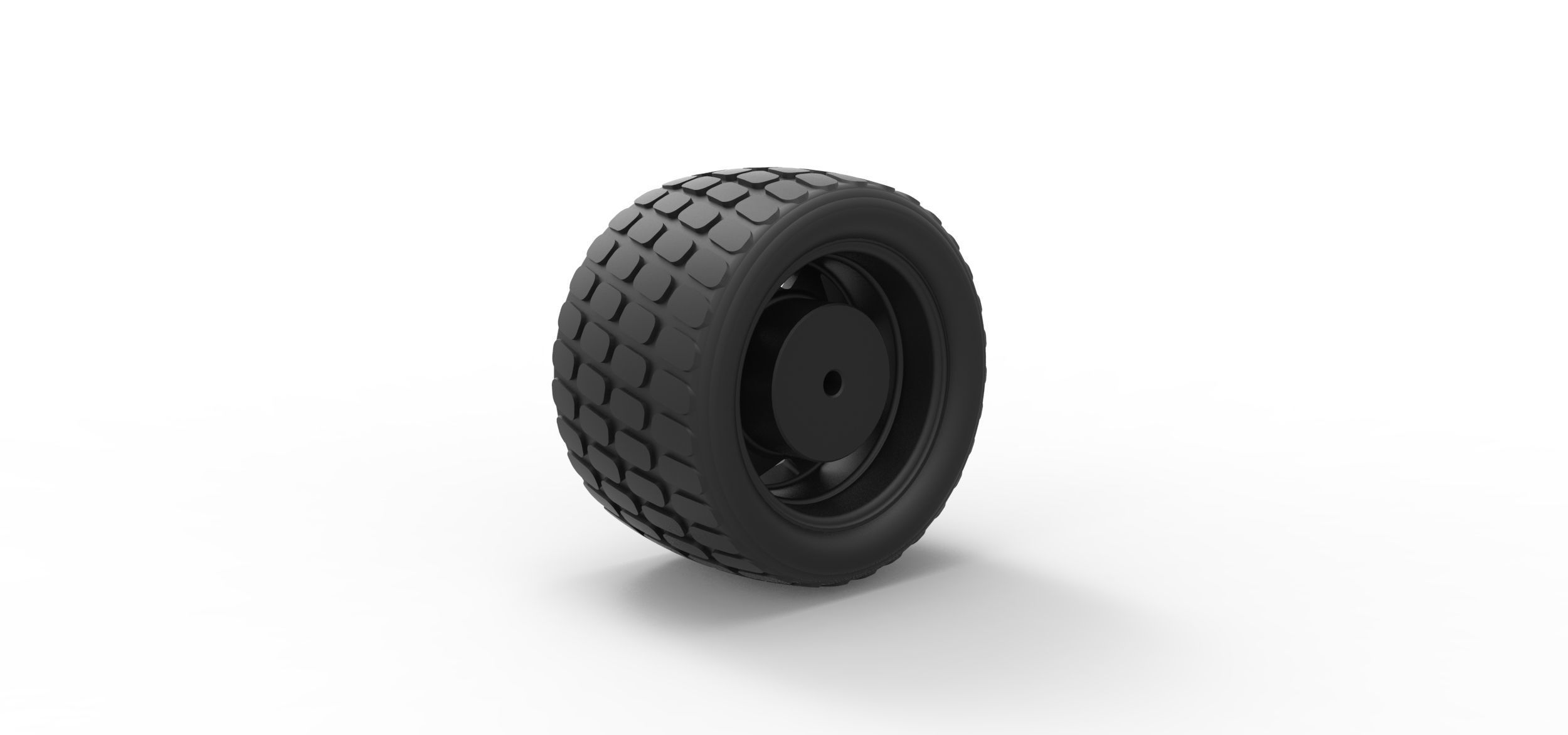  Offroad wheel 14 3D print model_3