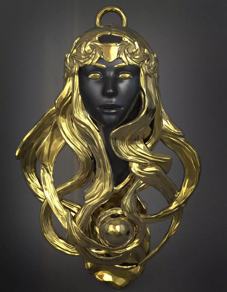 Tadema pendant 3D print model