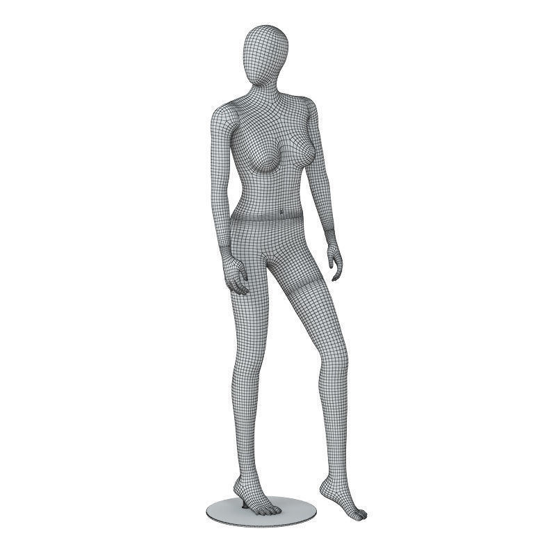 Abstract female mannequin 09 3D model_5