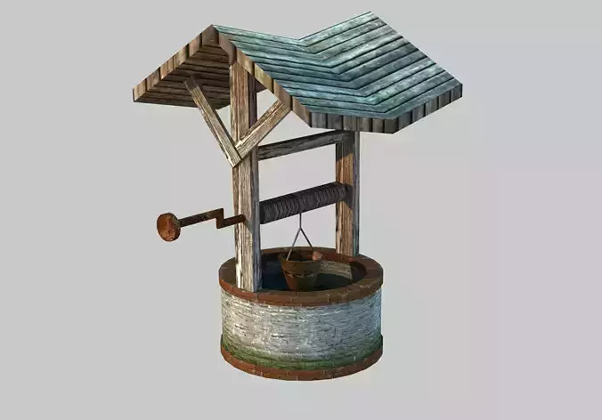 Water  Well - Low poly