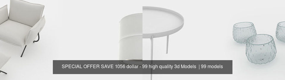 LIMITED SPECIAL OFFER - 99 high quality 3d Models  3D Model Collection_26