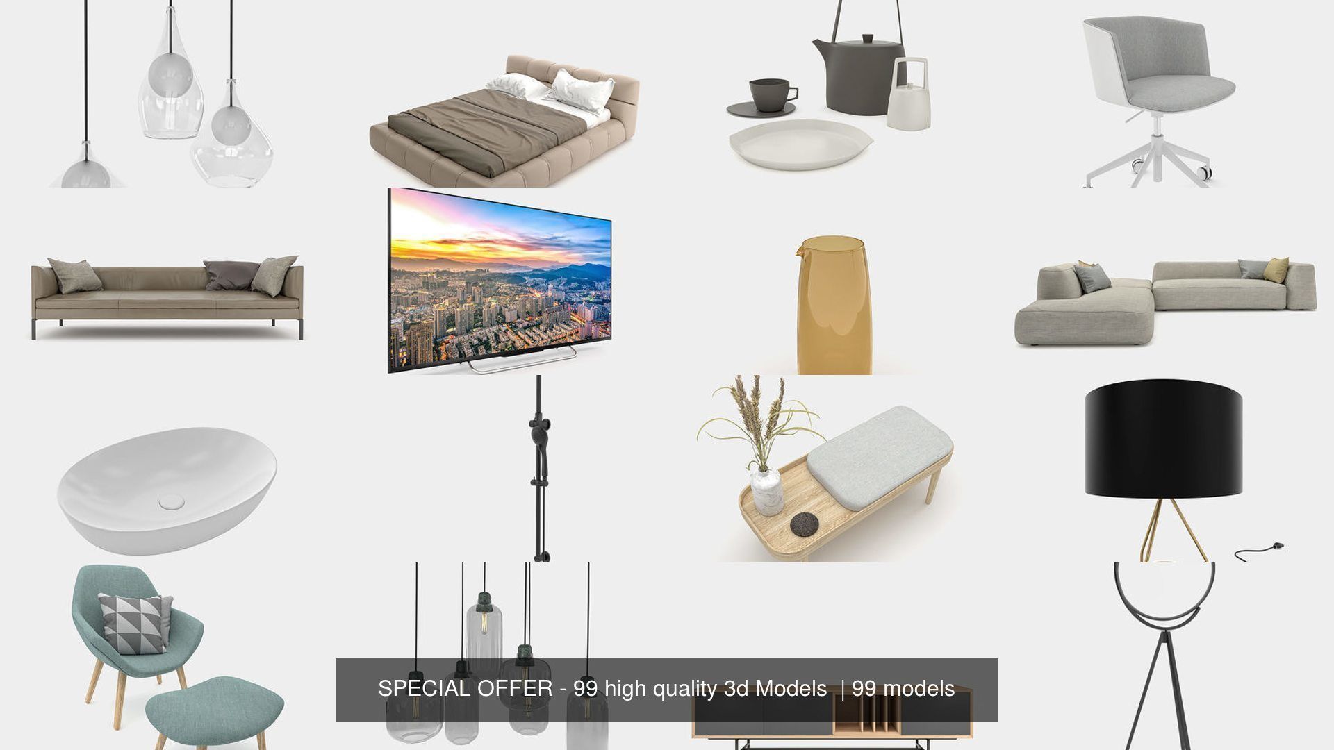 LIMITED SPECIAL OFFER - 99 high quality 3d Models  3D Model Collection_28