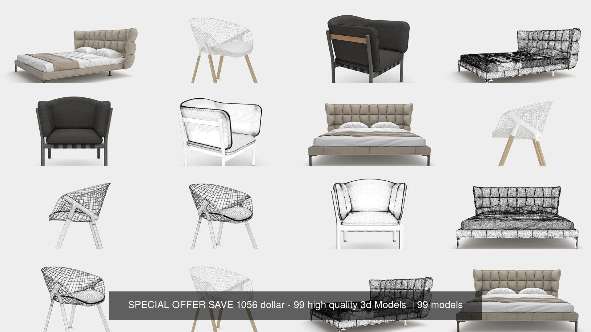 LIMITED SPECIAL OFFER - 99 high quality 3d Models  3D Model Collection_34