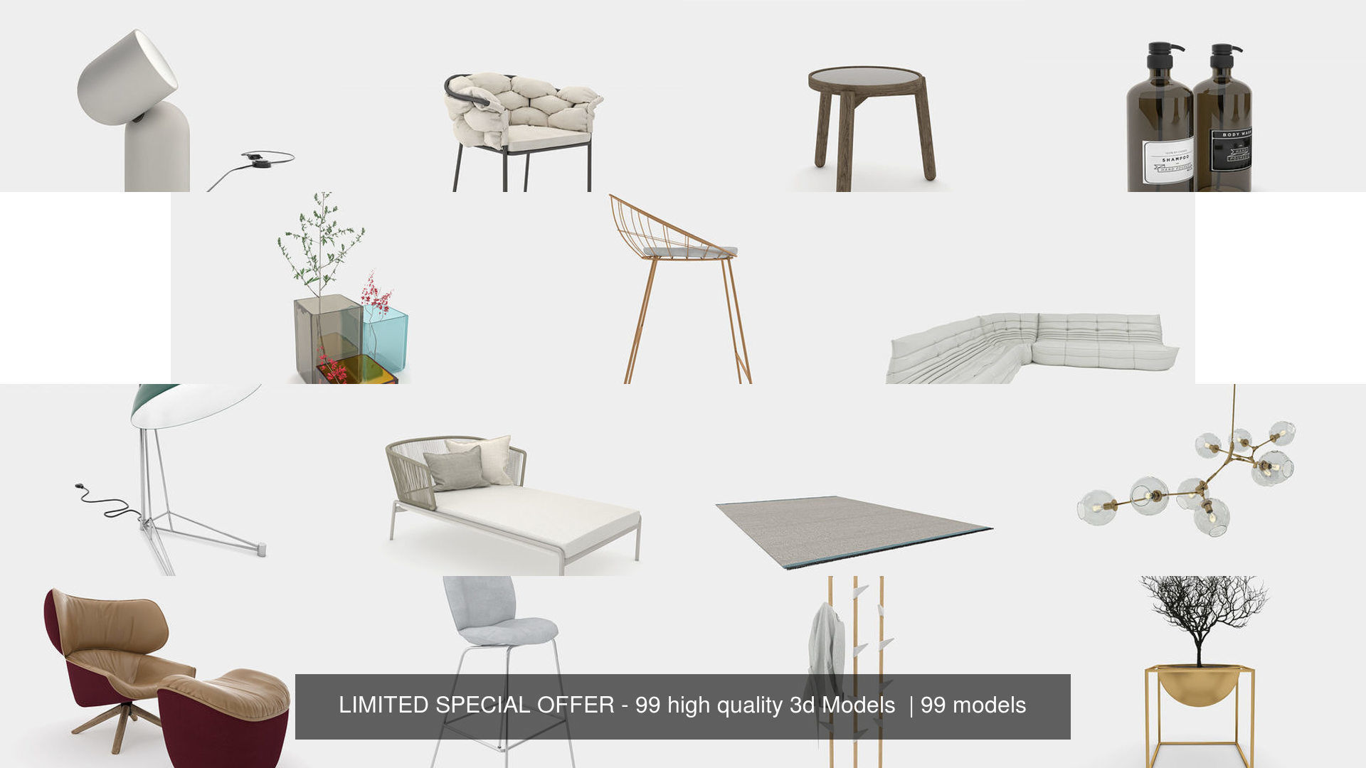 LIMITED SPECIAL OFFER - 99 high quality 3d Models  3D Model Collection_11