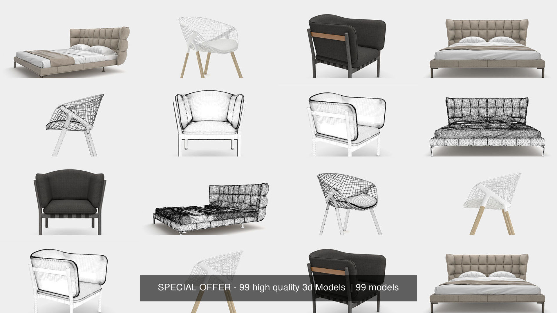 LIMITED SPECIAL OFFER - 99 high quality 3d Models  3D Model Collection_30