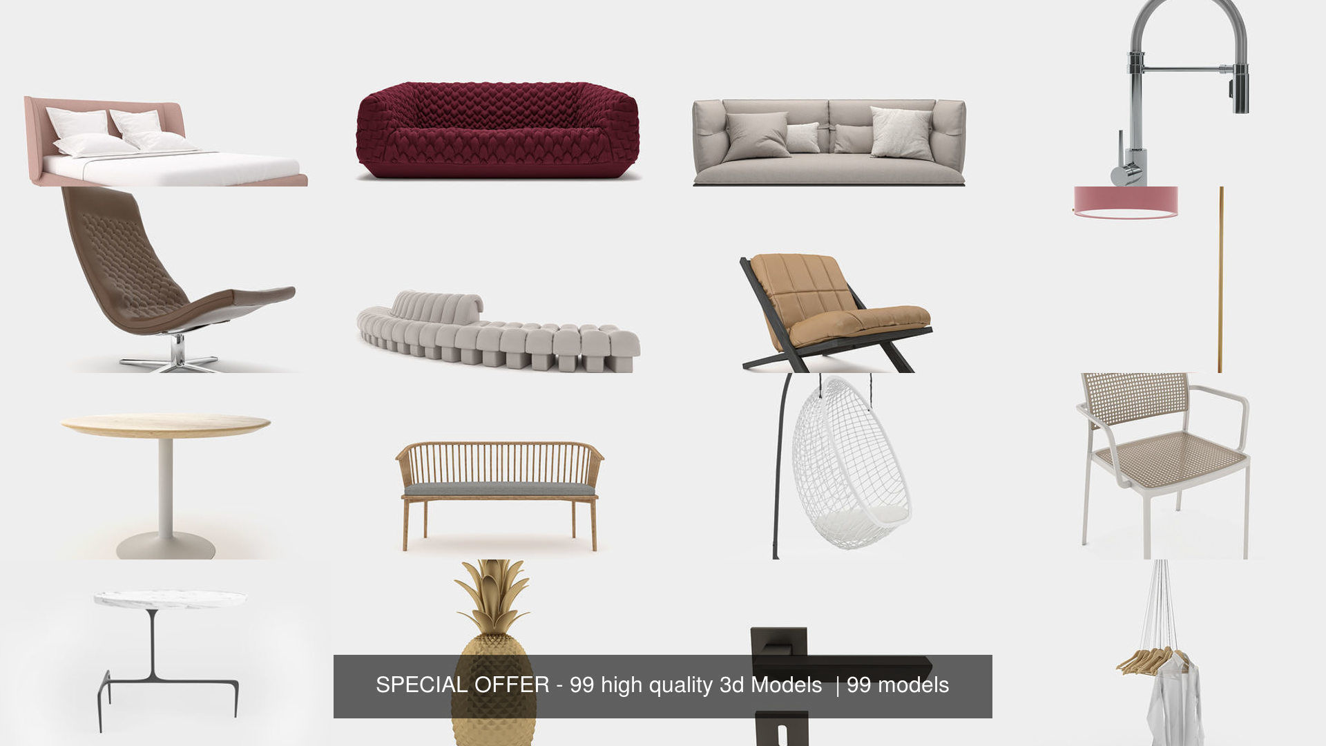 LIMITED SPECIAL OFFER - 99 high quality 3d Models  3D Model Collection_9