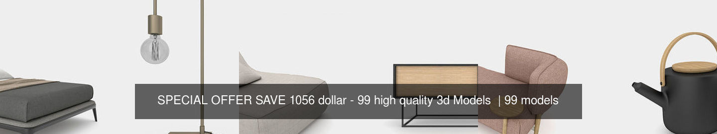 LIMITED SPECIAL OFFER - 99 high quality 3d Models  3D Model Collection_31