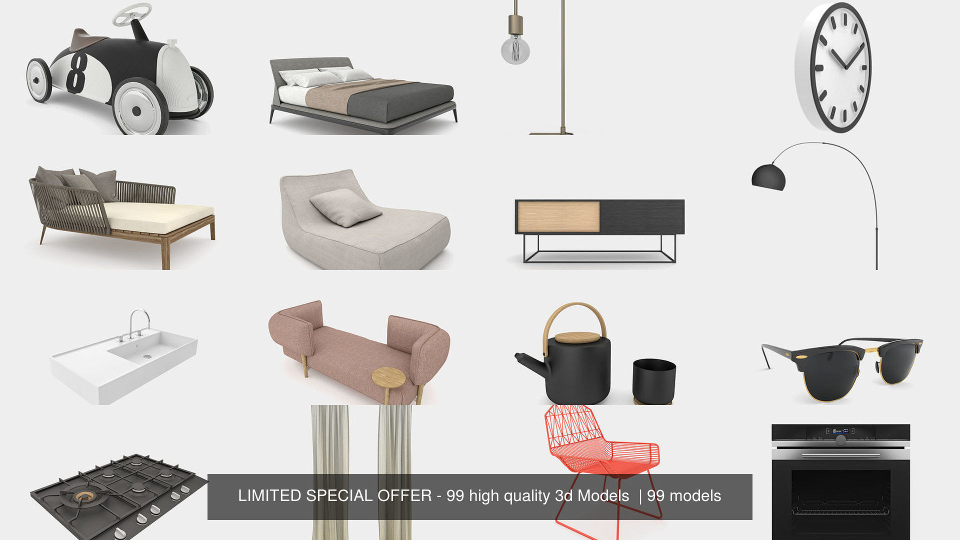 LIMITED SPECIAL OFFER - 99 high quality 3d Models  3D Model Collection_21