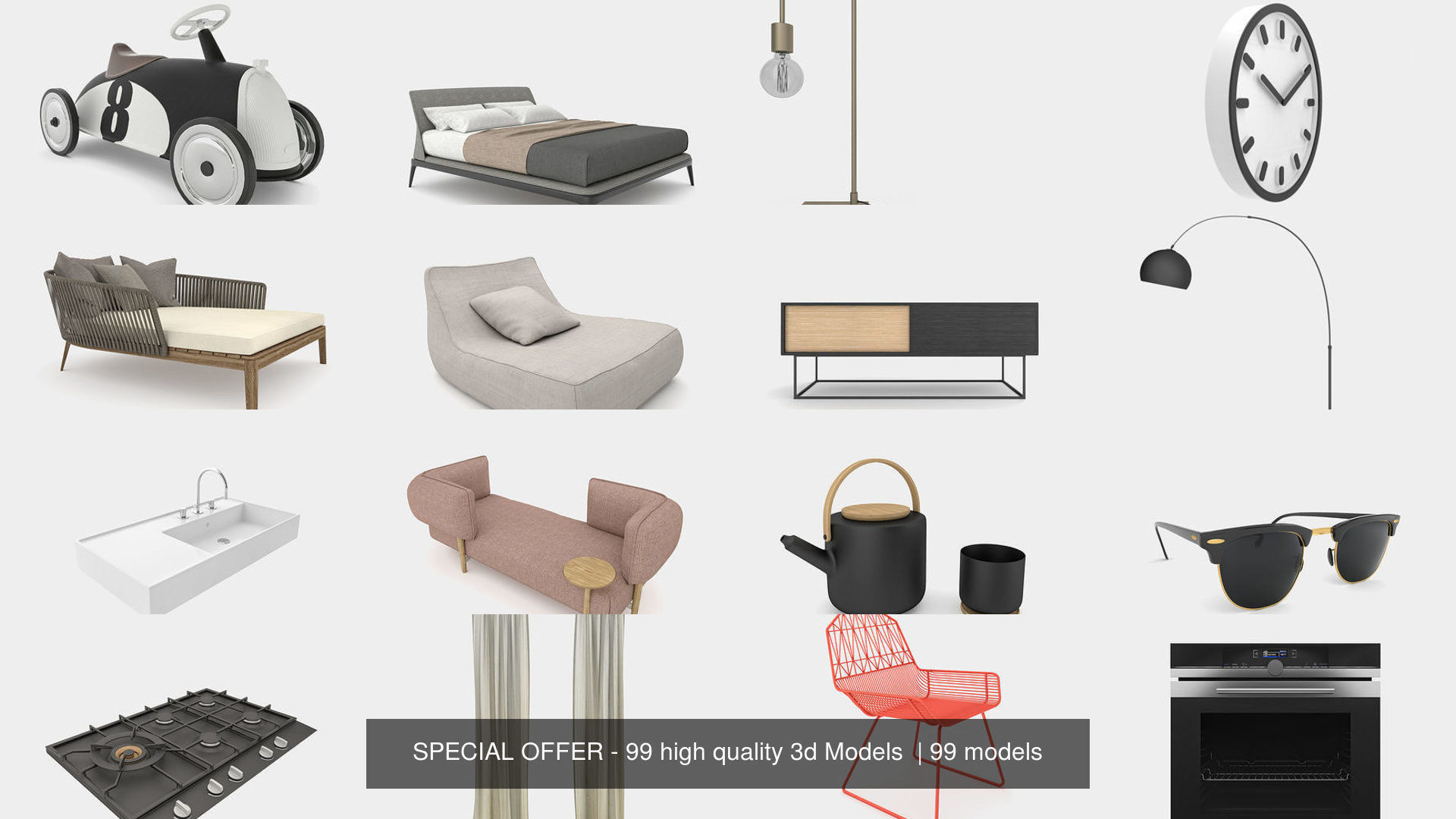 LIMITED SPECIAL OFFER - 99 high quality 3d Models  3D Model Collection_27